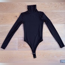 Black Turtleneck Bodysuit Size XS   