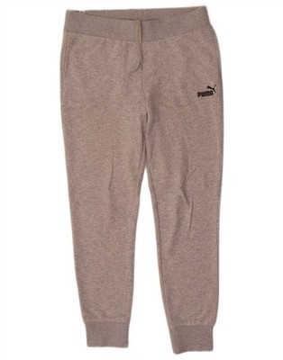 PUMA Womens Tracksuit Trousers Joggers UK 14 Large  Grey Cotton RQ13