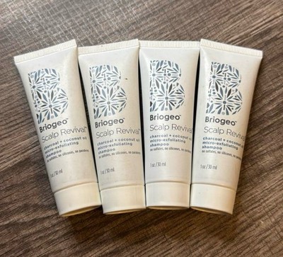 (4x) Briogeo Scalp Revival Shampoo - Travel Size (1oz)