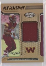 2022 Certified New Generation Jerseys Mirror Bronze /349 Brian Robinson Jr 1u6