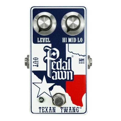 Pedal Pawn TEXAN TWANG Gitarreneffekte Overdrive Custom Boost True Bypass Analog