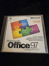 Microsoft Office 97 Professional Edition + Bookshelf - Tested Works 