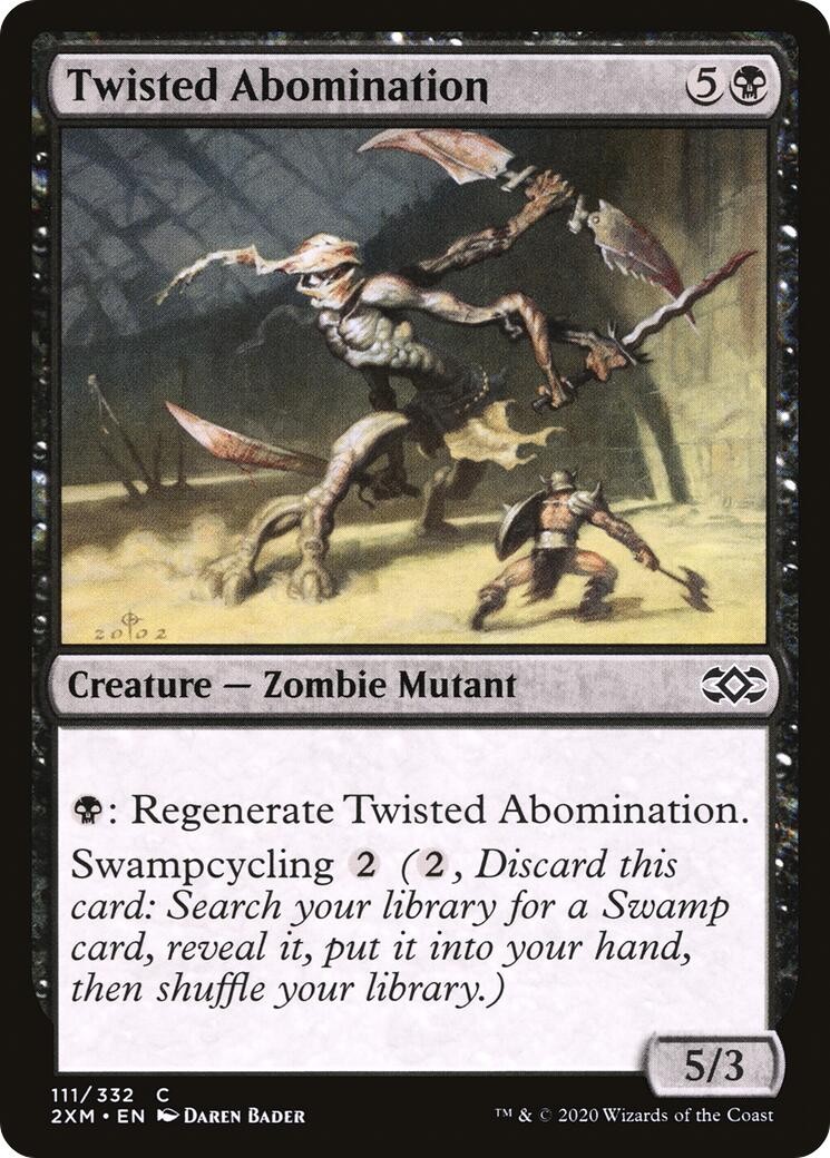Foil Twisted Abomination - 111 - NM - Double Masters