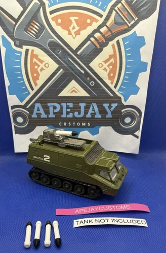 4 new missles for Vintage Dinky Toys Shado 2 Shadow Diecast