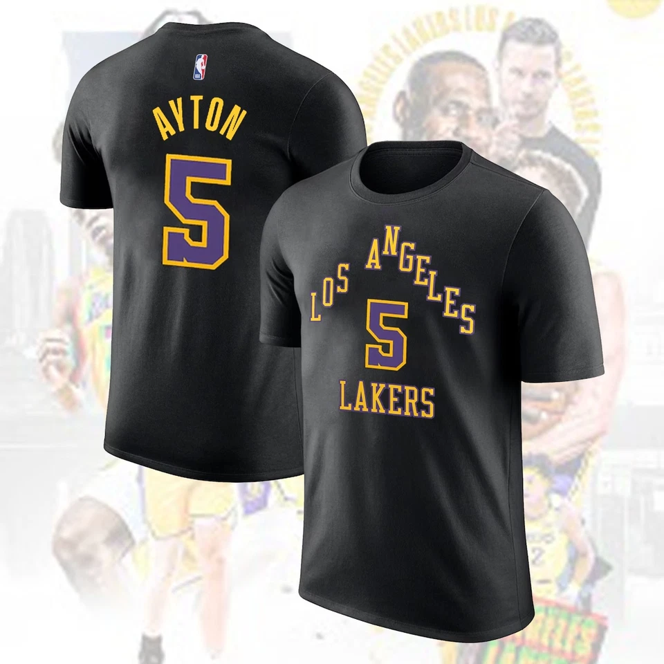 ¡NUEVA VENTA! Los Angeles Lakers 2025/26 Edición Ciudad Nombre y Número Regalo Para Fans Foto 2 de 4