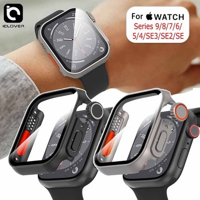 For Apple Watch Series 9 8 7 6 5 4 SE 3 2 Case Screen  Cover 45/44mm Like Ultra