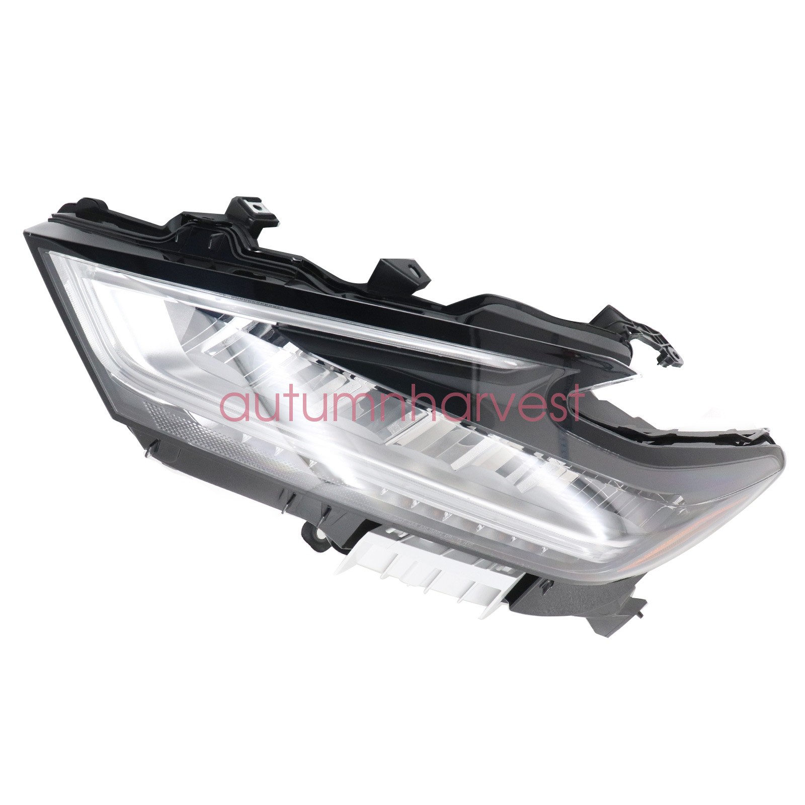 Fits Nissan Maxima 2019 2020 2021 Headlight LED Housing Chrome Driver Left Side
