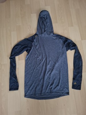 Devold Breeze Hood Longsleeve Shirt  Gr. L blau Merino