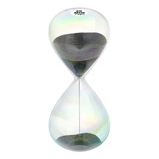 20 Minute Sand Timer Hourglass, Sand Clock with Simple Biloba Puff Design,Rel...