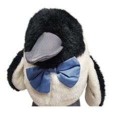 Russ Berrie JD Penguin's Night Club Penguin Stuffed Animal with Blue Bow Tie