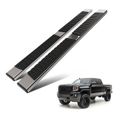 Anti-slip Running Boards Side Steps For Silveradogmc Sierra 2007-2018 2019