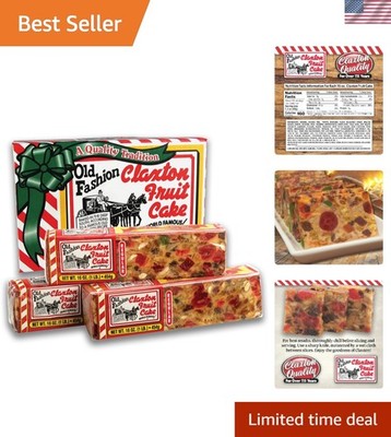 Old Fashioned Holiday Fruitcake 3-Pack - A Delicious Tradition Since 1910