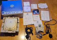 SEGA Dreamcast Console PAL UK Boxed Working + Controller + 9 Games (inc JSR)