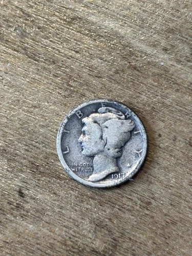 1917D Mercury Dime VG