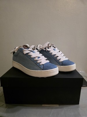 Coach C101 Low Top Sneaker Light Denim/Dark Den -Women Size 9.5