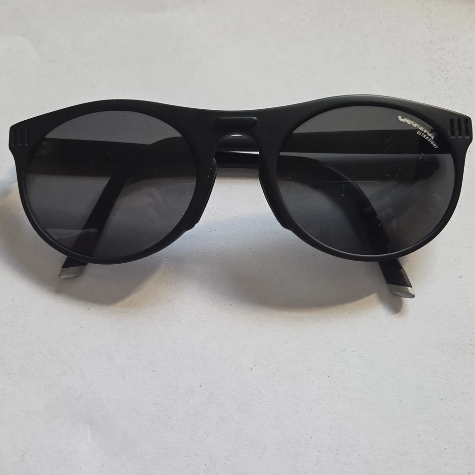 VTG Carrera Sunglasses Black Silicone W/Case 55919052-21135 Made In Austria Rare - Image 4 of 4