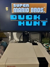 Nintendo NES Console Bundle 2 Controllers and One Game 