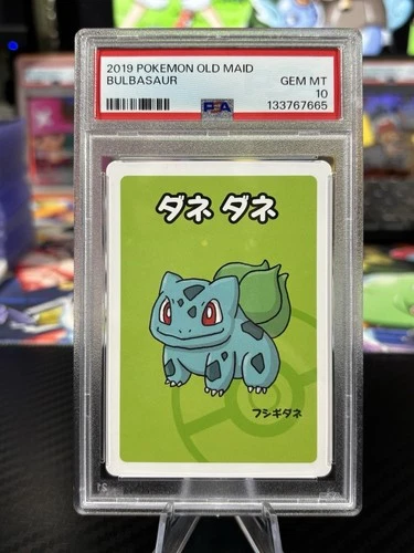PSA 10 - Bulbasaur - Japanese Pokemon Old Maid