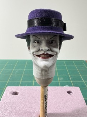Custom Mars Toys Jack Nicholson Joker 1989 1/6 scale head sculpt with fedora hat