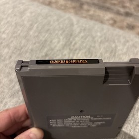 Swords and Serpents Nintendo NES Authentic Tested And Working Cartridge+poster