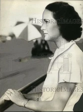 1934 Wirephoto Mrs Lela Hall Retained Her National Clay Target Championship 9X6