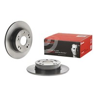 2X Brembo Bremsscheiben 260Mm Voll Hinten Passend FÜR Honda Accord