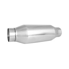 2" Universal Resonator, Straight Through 2" Inlet 13" Overall Length
