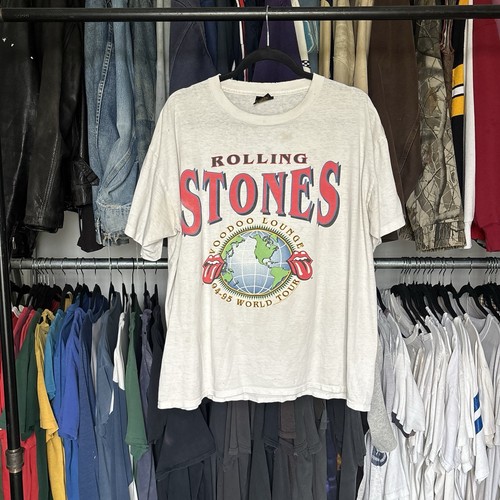 T-shirt Vintage The Rolling Stones Voodoo Lounge Tour 94-95 - Coupe Classique, 100% Coton, Unisexe
