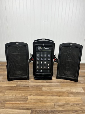 Fender Passport Conference Portable Pa System Professional Audio Mixer Speakers