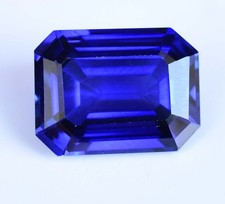 Flawless 11.65 Ct Natural Blue Ceylon Sapphire AGL Certified Emerald Gemstone