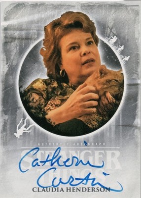 Stranger Things Upside Down, Catherine Curtin (Claudia) Autogrammkarte A-CC