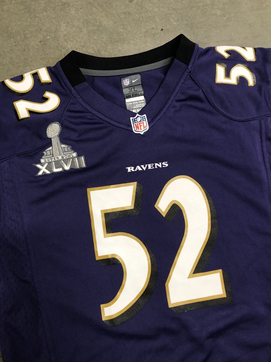 Baltimore Ravens Ray Lewis #52 Nike Super Bowl XLVII Patch