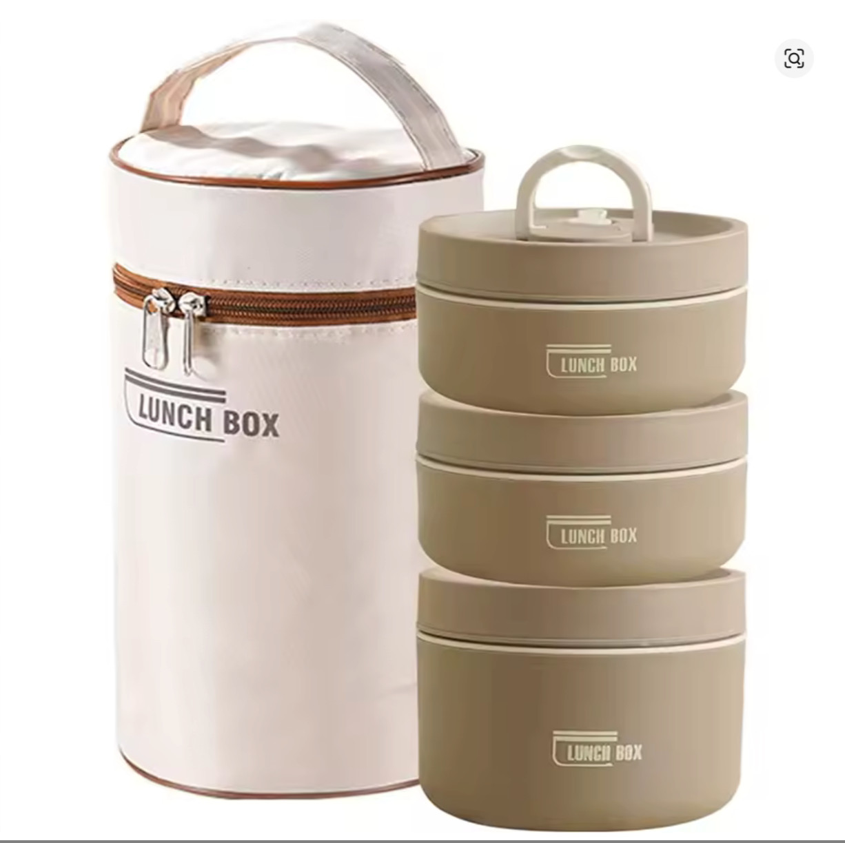 With 3 Stackable Food Containers &ndash; Portable For Adults & K