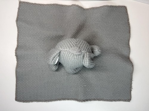 Walgreens Elefant Lovey weiche graue Strick Sicherheitsdecke Plüsch Baby Bettdecke - Bild 3 von 11