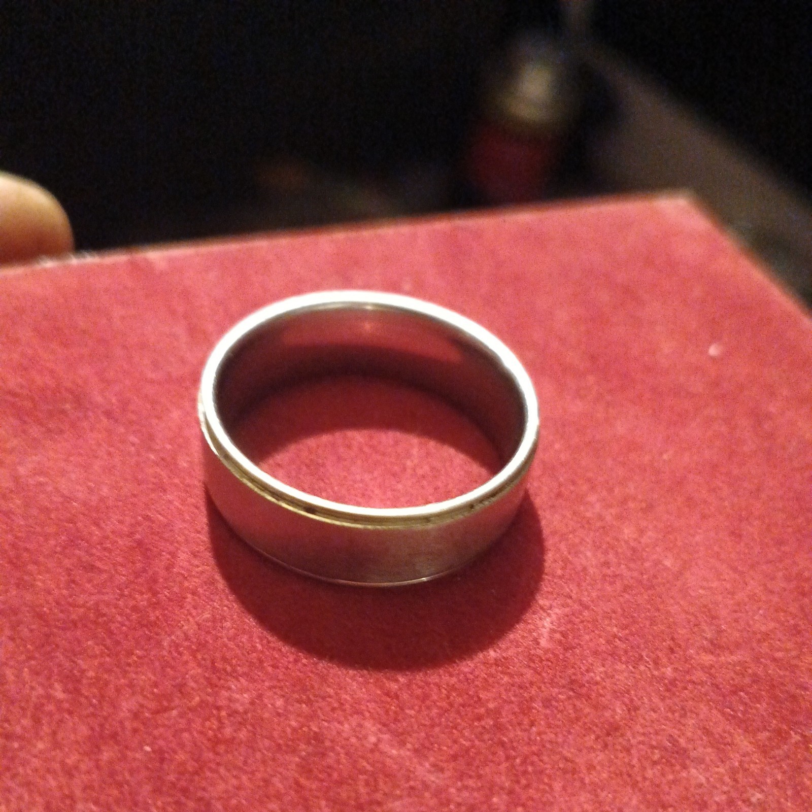 silver ring - image 1