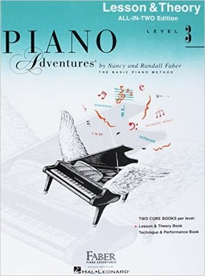 Piano Adventures All-In-Two Level 3 Lesson/Theory - 9781616776862