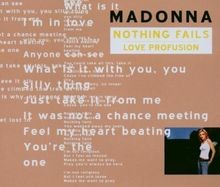 Nothing Fails/Love Profusion von Madonna | CD | Zustand gut