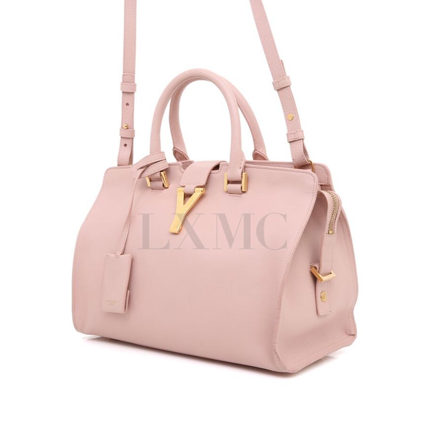 Saint Laurent Cabas Chic piccola borsa Boston oro rosa 311210 123773691
