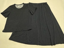 Serengeti Women’s Large Skirt Set Polka Dot Packable W/ Flaw