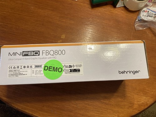 Empty Box Manuel Mini FBQ FBQ800 Behringer Compact Graphics Equalizer With FBQ - Picture 3 of 9