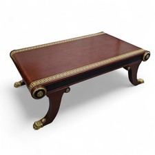 Luxury Italian Coffee Table - Gold Versace De...