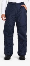 All in Motion Men's Insulated Water Resistant Snow Pants - Navy Blue - Large