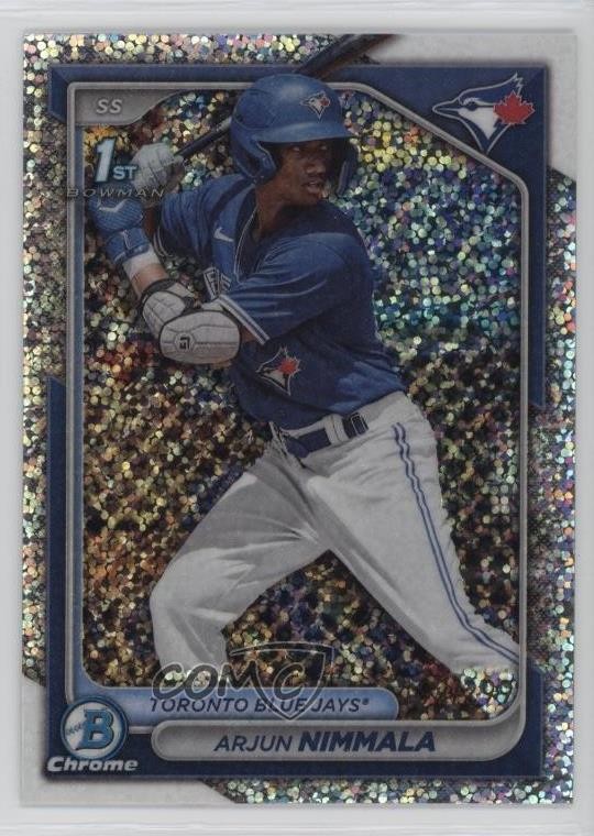 2024 Bowman Chrome Prospects Speckle Refractor /299 Arjun Nimmala #BCP-142 1k9t