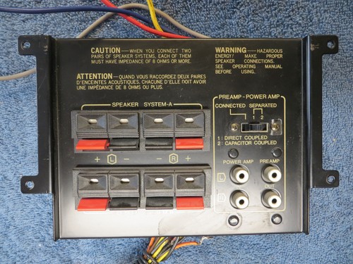 SANSUI G9000/G901 STEREO RECEIVER PRE AMP POWER AMP SPEAKER TERMINAL PLATE
