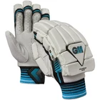 2026 Gunn & Moore Cricket Diamond 606 Batting Gloves - White/Blue - Free P&P