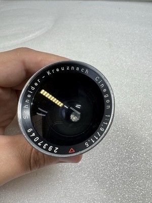 シュナイダー　シネゴン　Cinegon 11.5/1:1.9 Schneider-Kreuznach 11.5mm f/1.9 Cinegon C-Mount Lens for 16mm