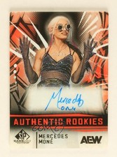 2025 SP Game Used AEW Crystal Achievement Mercedes Mone #98 Auto 0vv