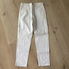 Stan Ray 80s Painter Pants Men 32x32 White Canvas Workwear Made In USA Carpenter