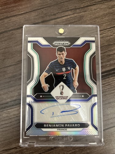 2022 Prizm World Cup International Ink Silver Benjamin Pavard Auto /199 FRANCE