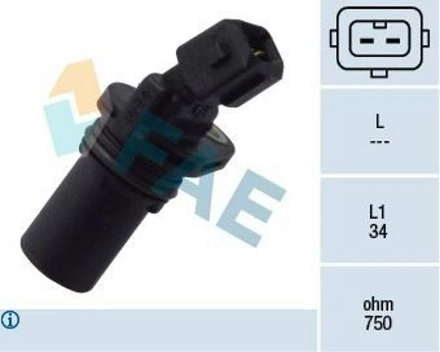 FAE Sensor de velocidad del motor Sensor de velocidad 79140 para MITSUBISHI COLT VI (Z3A, Z2A) - Imagen 2 de 4